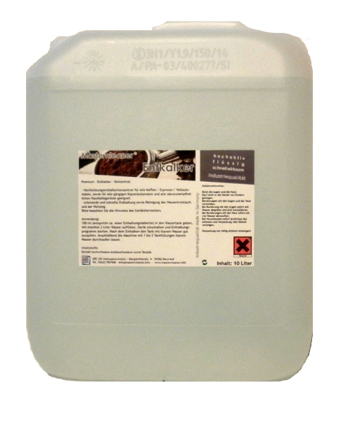 Mastercleaner Entkalker Konzentrat mit Amidosulfonsäure 10 Liter – Bild 3