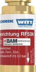 Sicherheitseinrichtung TYP RF 53 N G 3/8Zoll LH Brenngas WITT