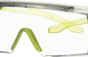 Schutzbrille SecureFit 3700 EN 166-1FT Bügel grau/lindgrün,Scheibe klar PC 3M
