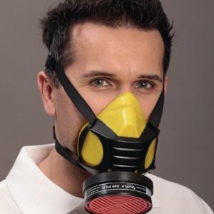 Atemschutzhalbmaske Polimask GAMMA/Silikone EN 140 o.Filter,Silik.EKASTU