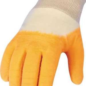 Handschuhe Gr.10 gelb I PSA I Baumwolle m.Latex ASATEX - VPE: 12