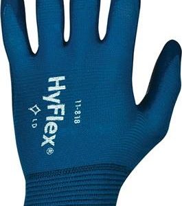 Handschuhe HyFlex Nr.11-818 Gr.9 dunkelblau Nylon-Spandex EN 388 Kat.II - VPE: 12