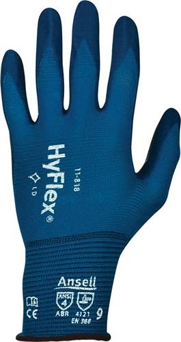 Handschuhe HyFlex Nr.11-818 Gr.10 dunkelblau Nylon-Spandex EN 388 Kat.II - VPE: 12