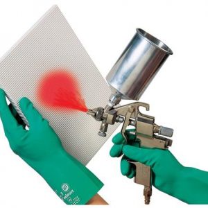 Chemiehandschuh Camatril 730 Gr.8 grün EN 388,EN 374 PSA III HONEYWELL - VPE: 10