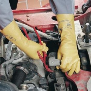 Handschuhe Gobi 109 Gr.8 gelb BW-Trikot m.Nitril EN 388 PSA II HONEYWELL - VPE: 10