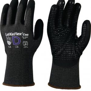 Schnittschutzhandschuhe LeiKaFlex® CUT RL 1645 Gr.10 grau/schwarz EN 388 PSA II - VPE: 12