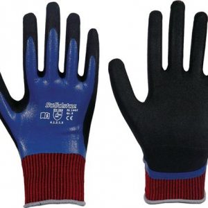 Handschuhe Solidstar Nitril Grip Complete 1462 Gr.10 blau EN420+EN388 PSA II - VPE: 12