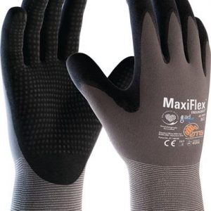 Handschuhe MaxiFlex Endurance with AD-APT 42-844 Gr.11 grau/schwarz - VPE: 12