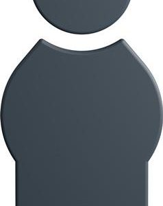 Symbol Mann 801.91B010 PA Farb-Nr.92 B.71,5mm H.150mm S.3mm HEWI