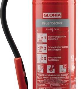 Auflade-Pulverfeuerlöscher 12kg aufladb.Brandkl.55 A 233 B C m.Wandh.GLORIA