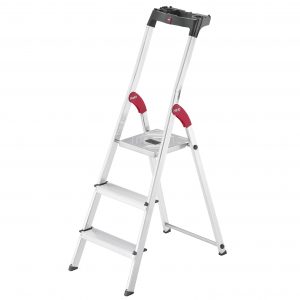 HAILO Alu-Sicherheits-Stehleiter StandardLine L60 3Stufen