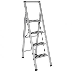 WENKO Klapptritt 4stufig Aluminium 153cm