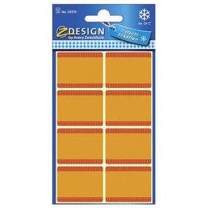 AVERY ZWECKFORM Tiefkühletik.36x28mm oran59370 5 Bogen