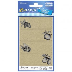 AVERY ZWECKFORM Haushaltsetiketten 'Frucht' 59973